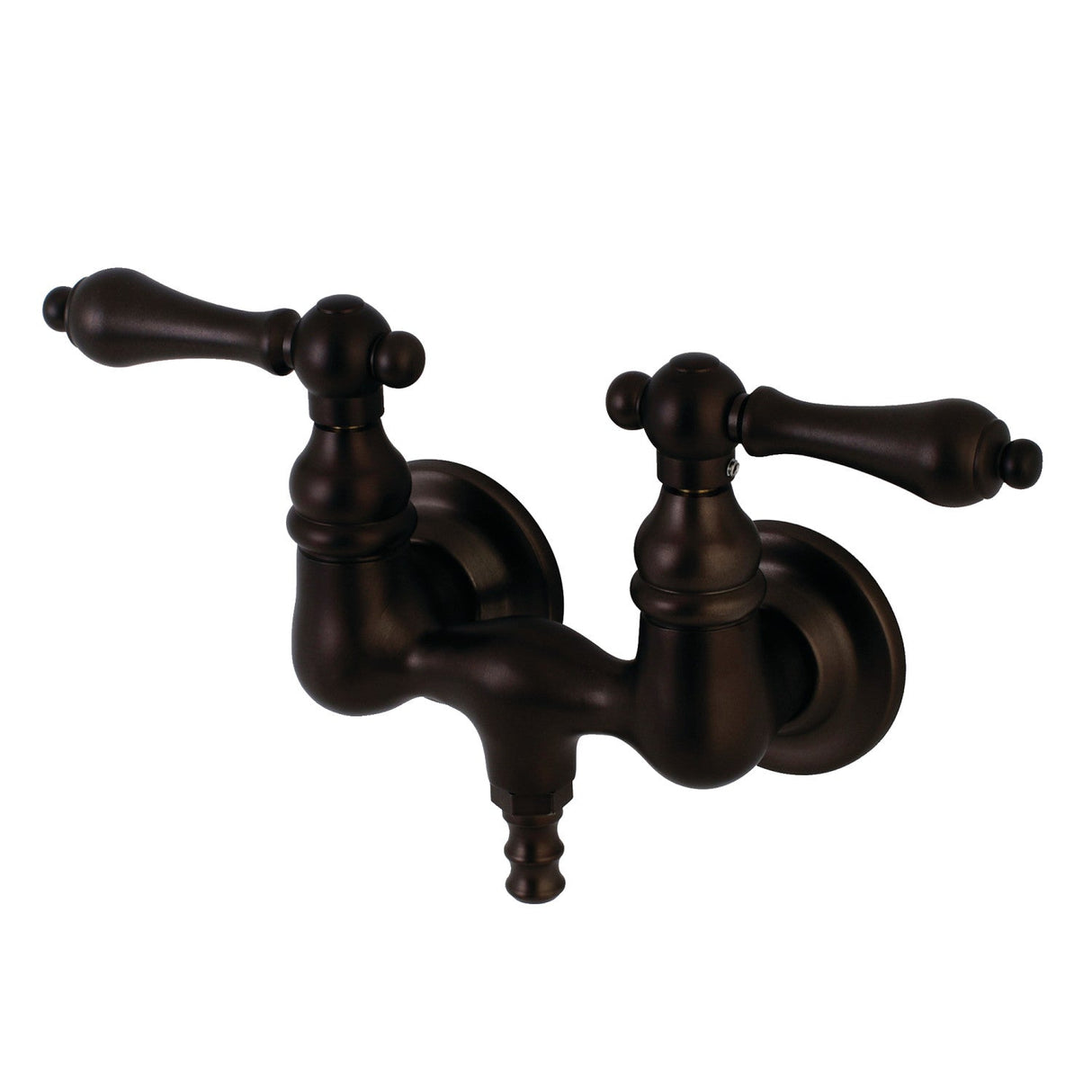 Aqua Vintage AE31T5 Two-Handle 2-Hole Tub Wall Mount Clawfoot Tub Faucet, Oil Rubbed Bronze