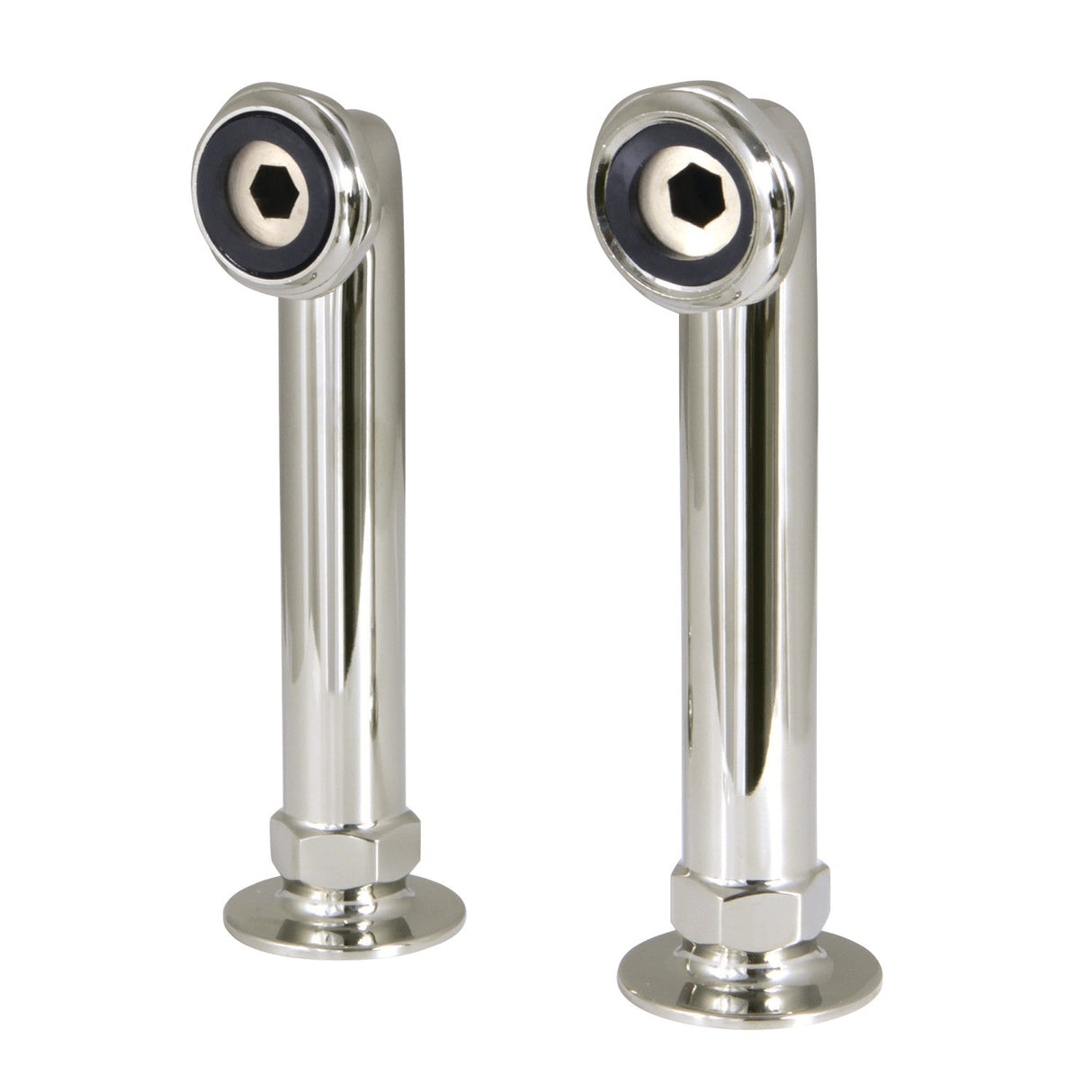 Aqua Vintage AE6RS6 6-Inch Deck Mount Tub Faucet Riser, Polished Nickel