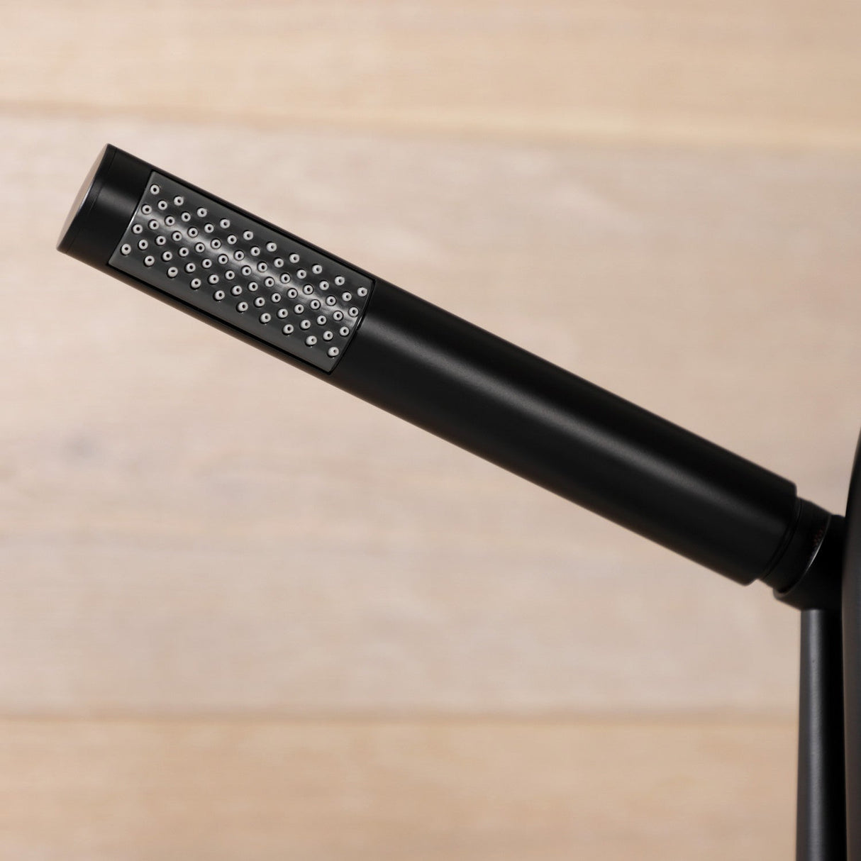 Belknap AE8100RX Three-Handle 2-Hole Deck Mount Clawfoot Tub Faucet with Hand Shower, Matte Black