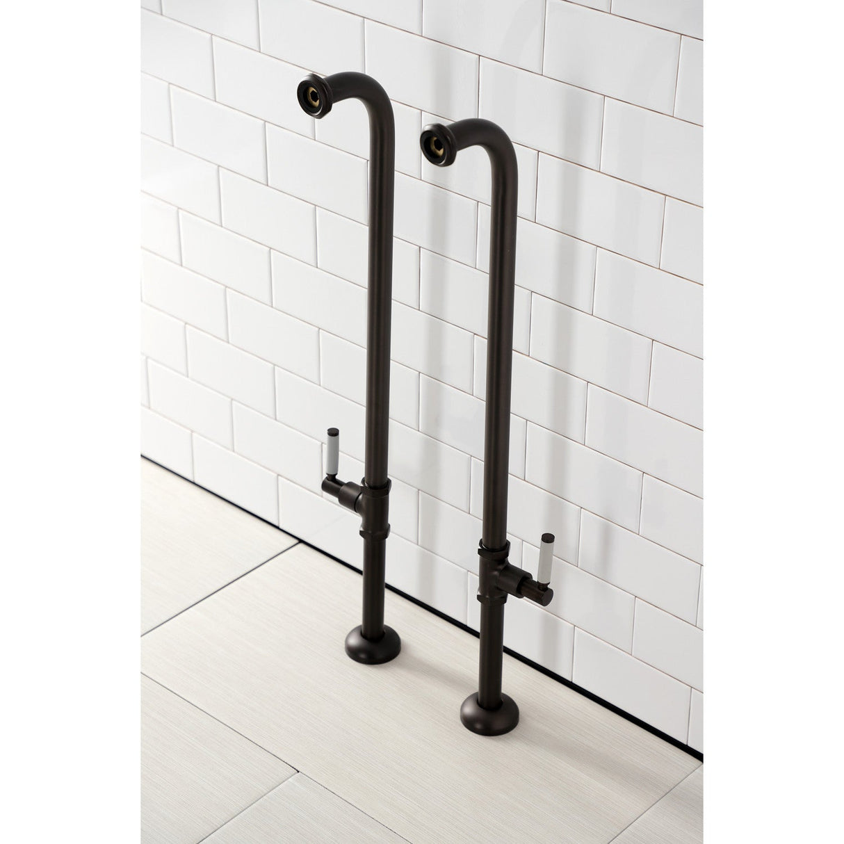 Concord AE810S5DKL Freestanding Tub Supply Line, Oil Rubbed Bronze