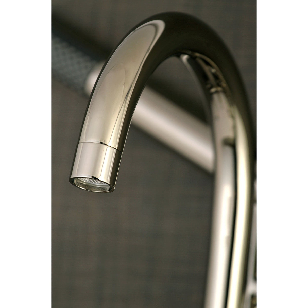 Concord AE8156DX Three-Handle 2-Hole Tub Wall Mount Clawfoot Tub Faucet with Hand Shower, Polished Nickel