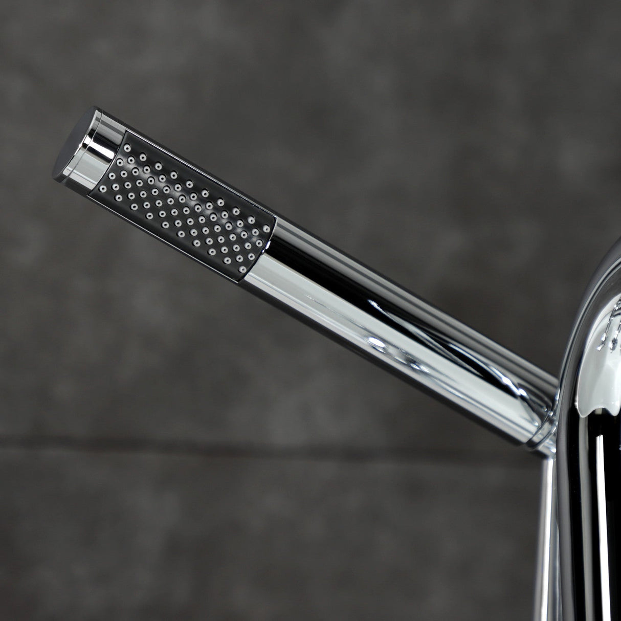 Belknap AE8401RX Three-Handle 2-Hole Deck Mount Clawfoot Tub Faucet with Hand Shower, Polished Chrome