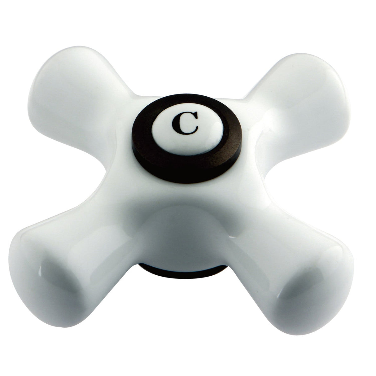 Aqua Vintage AECX5C Cold Porcelain Cross Handle, Oil Rubbed Bronze
