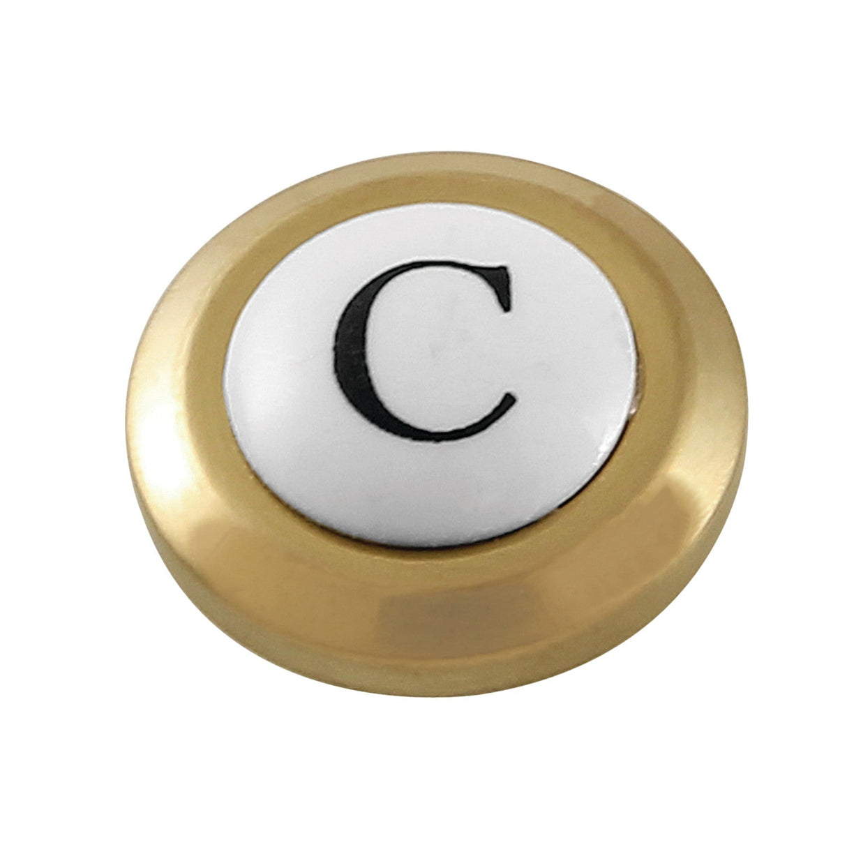 AEHICX7C Cold Handle Index Button, Brushed Brass