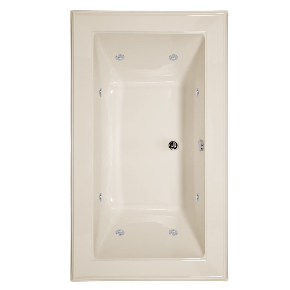 Hydro Systems ANG7242ACO-BON ANGEL 7242 CENTER DRAIN - AC W/COMBO SYSTEM-BONE