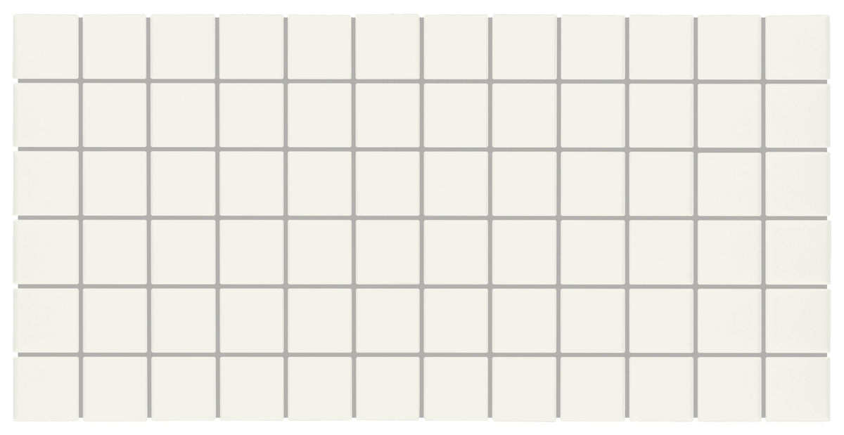 American Olean Color Story Mosaics Matte Designer White Straight Joint 2x2 Matte Mosaic Tile