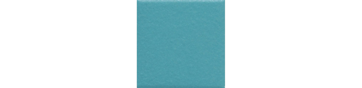 American Olean Unglazed Mosaics Peacock Blue Straight Joint 1x1 Matte Mosaic Tile
