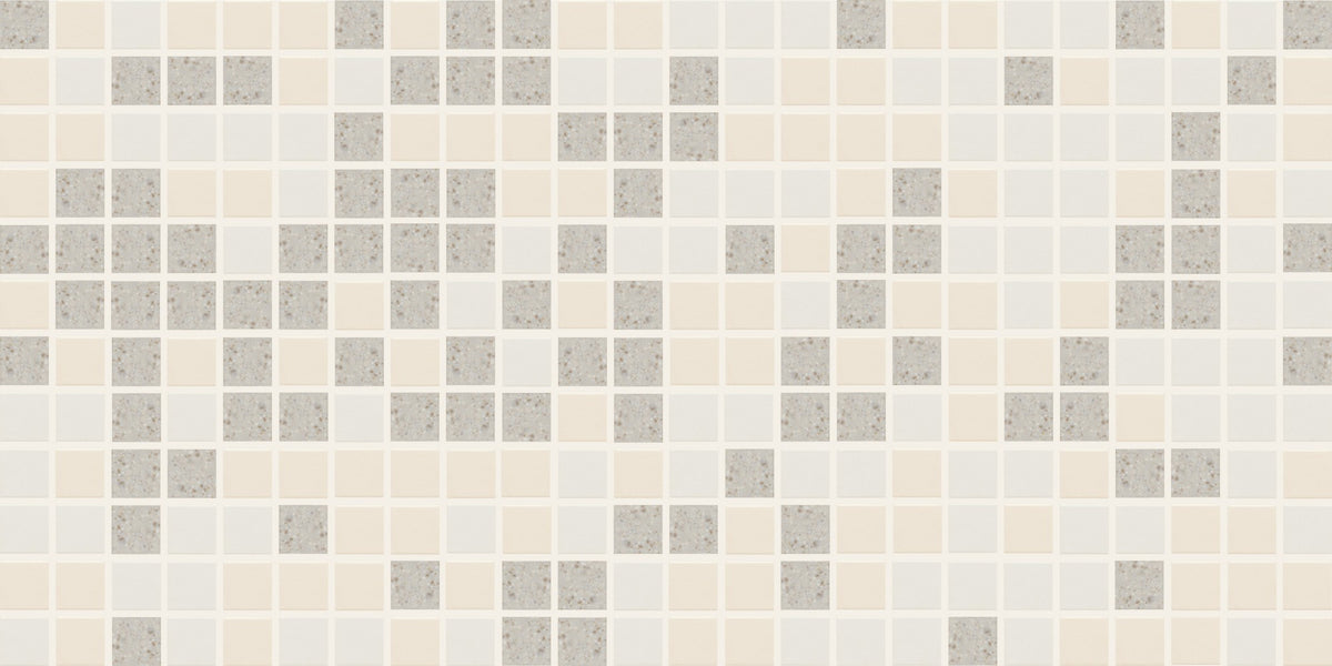 American Olean Unglazed Mosaics Harmony Blend Blend 1x1 Matte Mosaic Tile