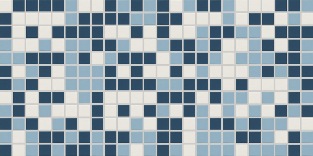 American Olean Unglazed Mosaics Tranquility Blend Blend 1x1 Matte Mosaic Tile