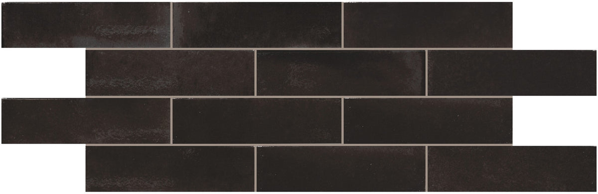 American Olean Conrad Brick Stark Rectangle 2.25x8 Glossy Floor Tile