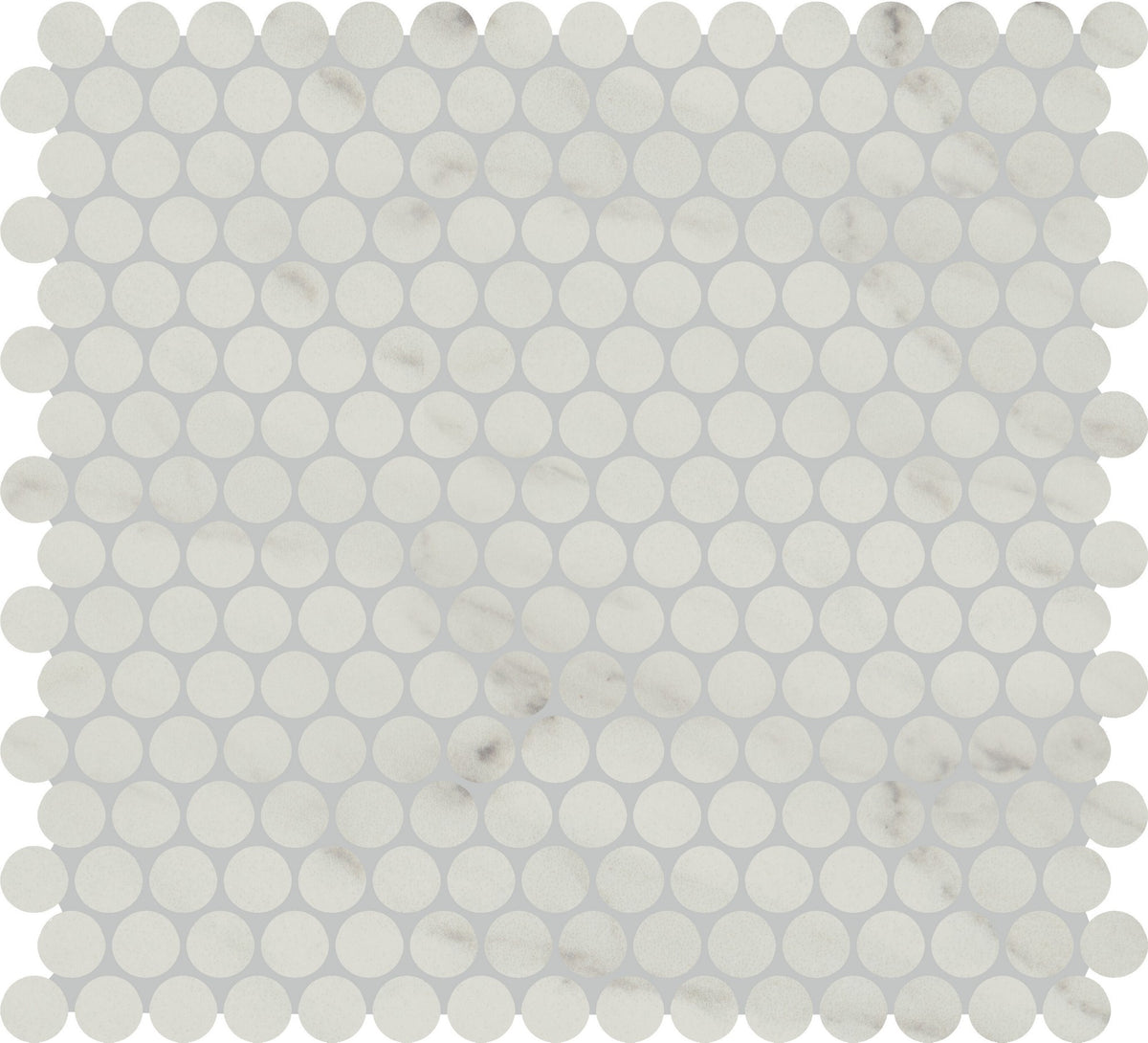 American Olean Clarasea Majestic Penny Rounds 3/4 Matte Mosaic Tile