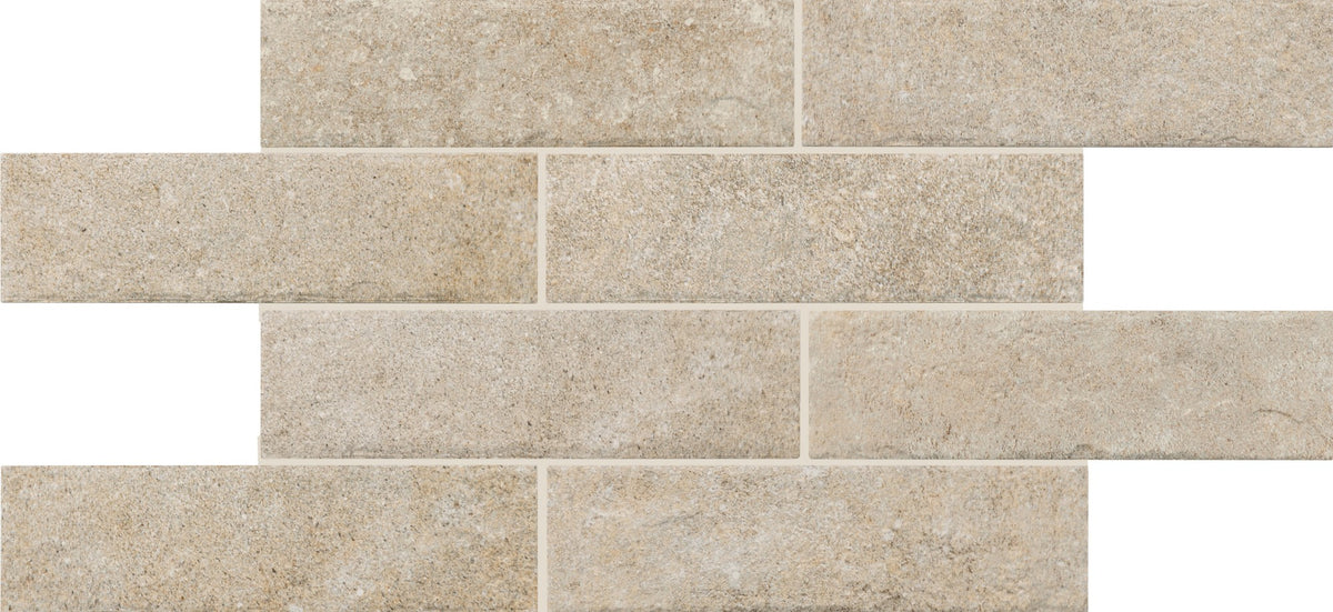 American Olean Historic Limestone Native Rectangle 24x48 Stepwise Matte Floor Tile