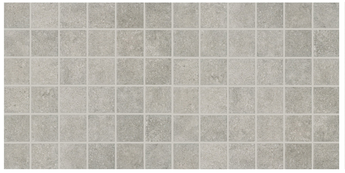 American Olean Historic Limestone Lineage Straight Joint 2x2 Stepwise Matte Mosaic Tile