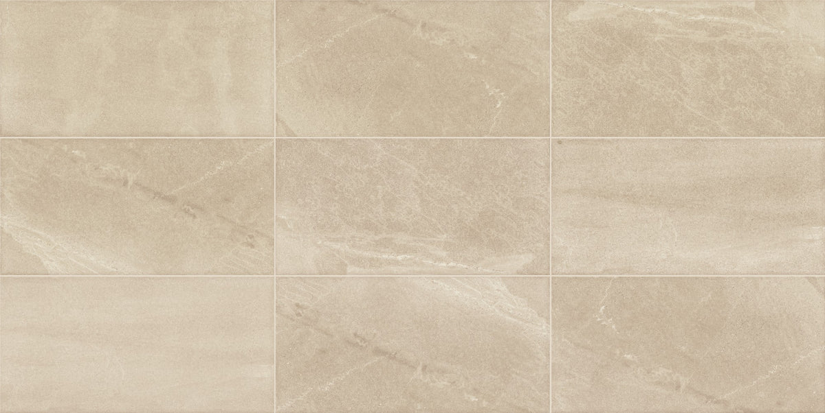 American Olean Merit Cool Beige Rectangle 12x24 Matte Floor Tile