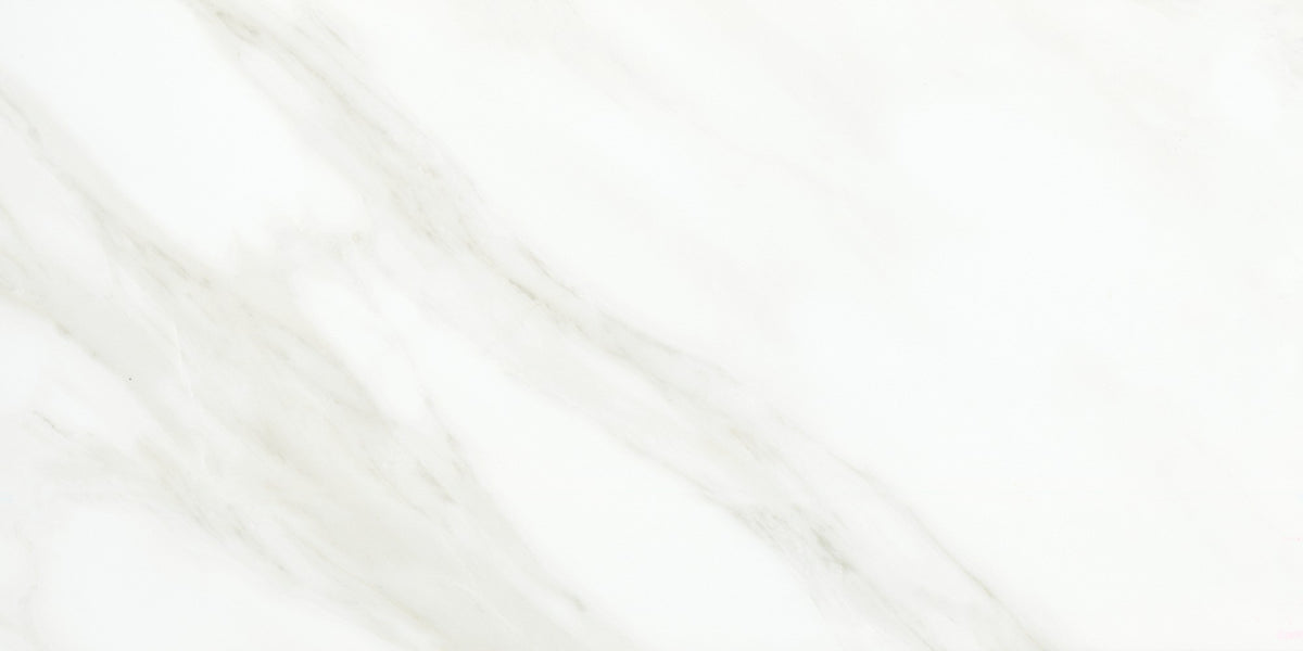 American Olean Mirasol Bianco Carrara Rectangle 12x24 Matte Floor Tile