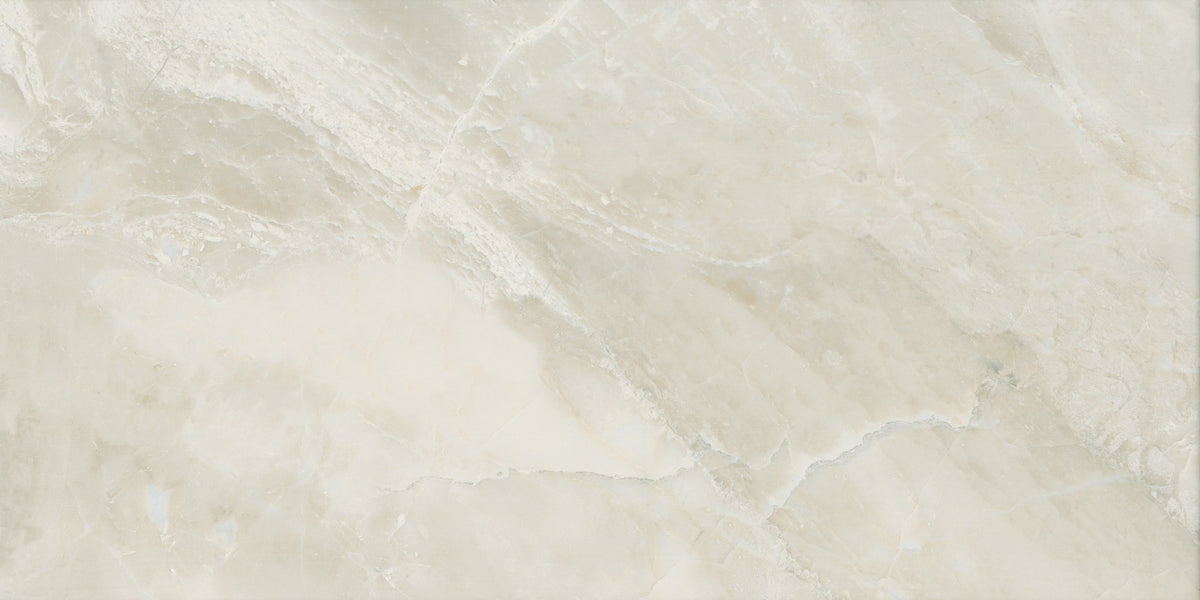 American Olean Mirasol Silver Marble Rectangle 12x24 Matte Floor Tile