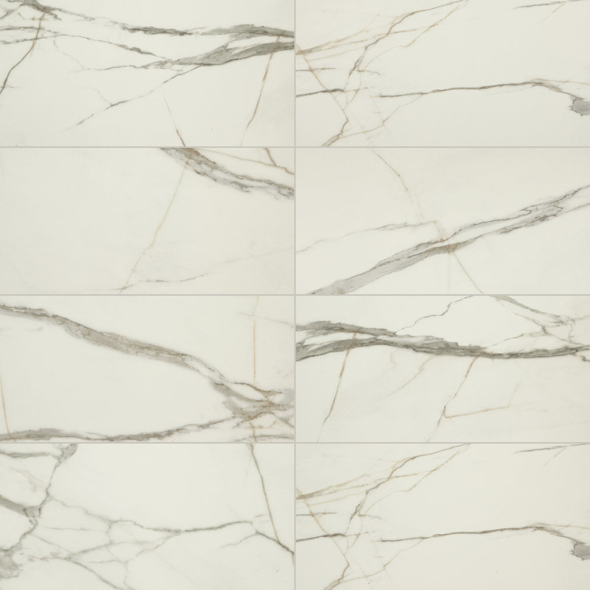 American Olean Mythique Marble Calacatta Venecia Rectangle 6x24 Matte Floor Tile