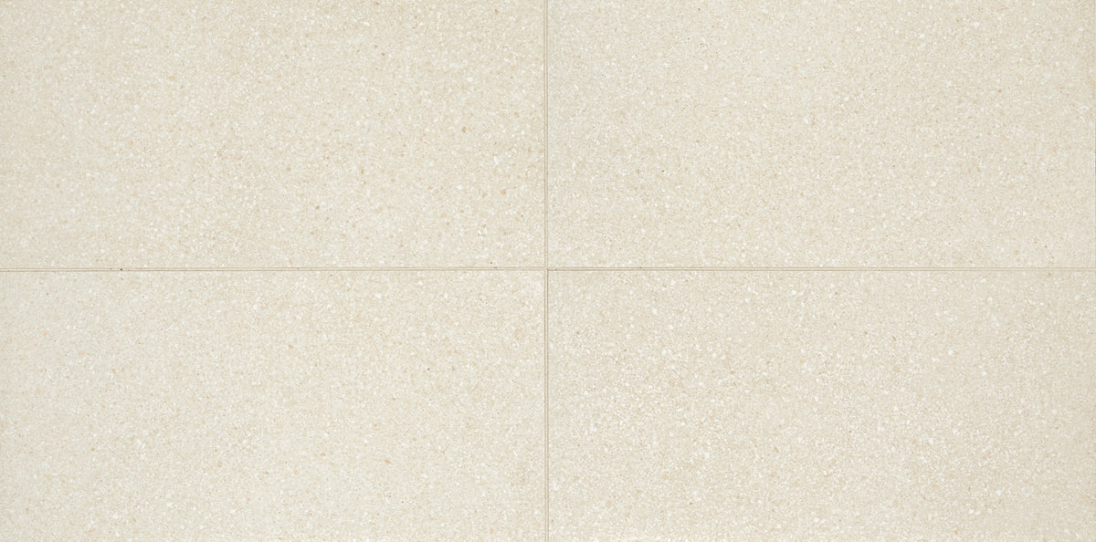 American Olean Neospeck White Rectangle 12x24 Matte Floor Tile