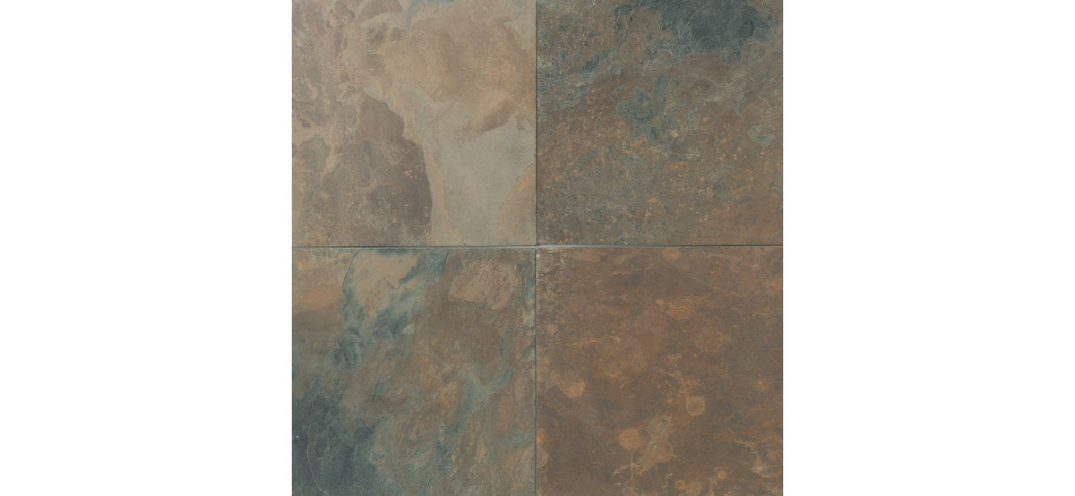 American Olean Slate California Gold Square 12x12 Natural Cleft Stone Tile