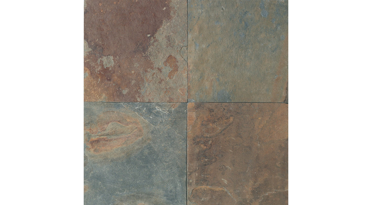 American Olean Slate Mongolian Spring Square 12x12 Natural Cleft Stone Tile