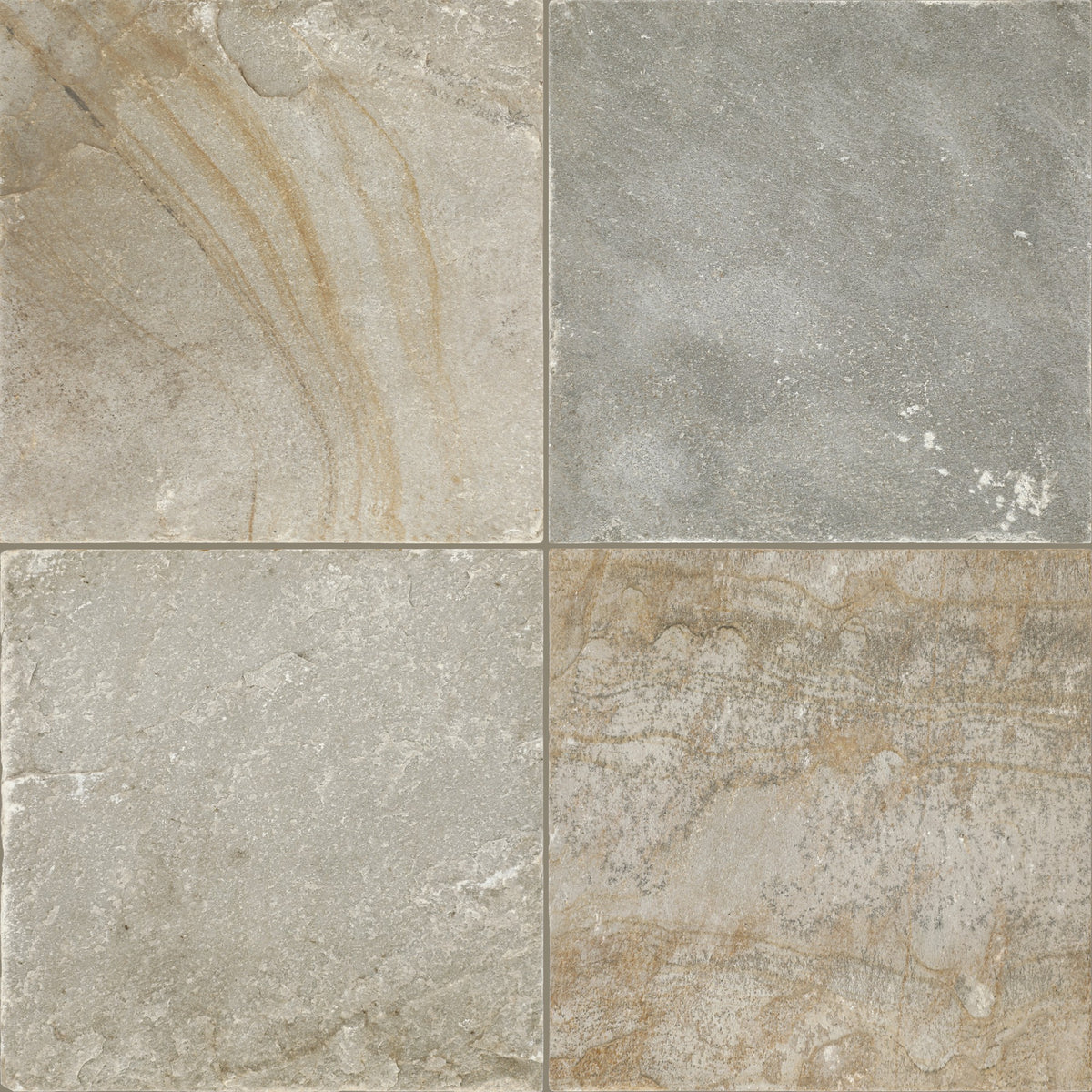 American Olean Slate Golden Sun Square 16x16 Natural Cleft Stone Tile