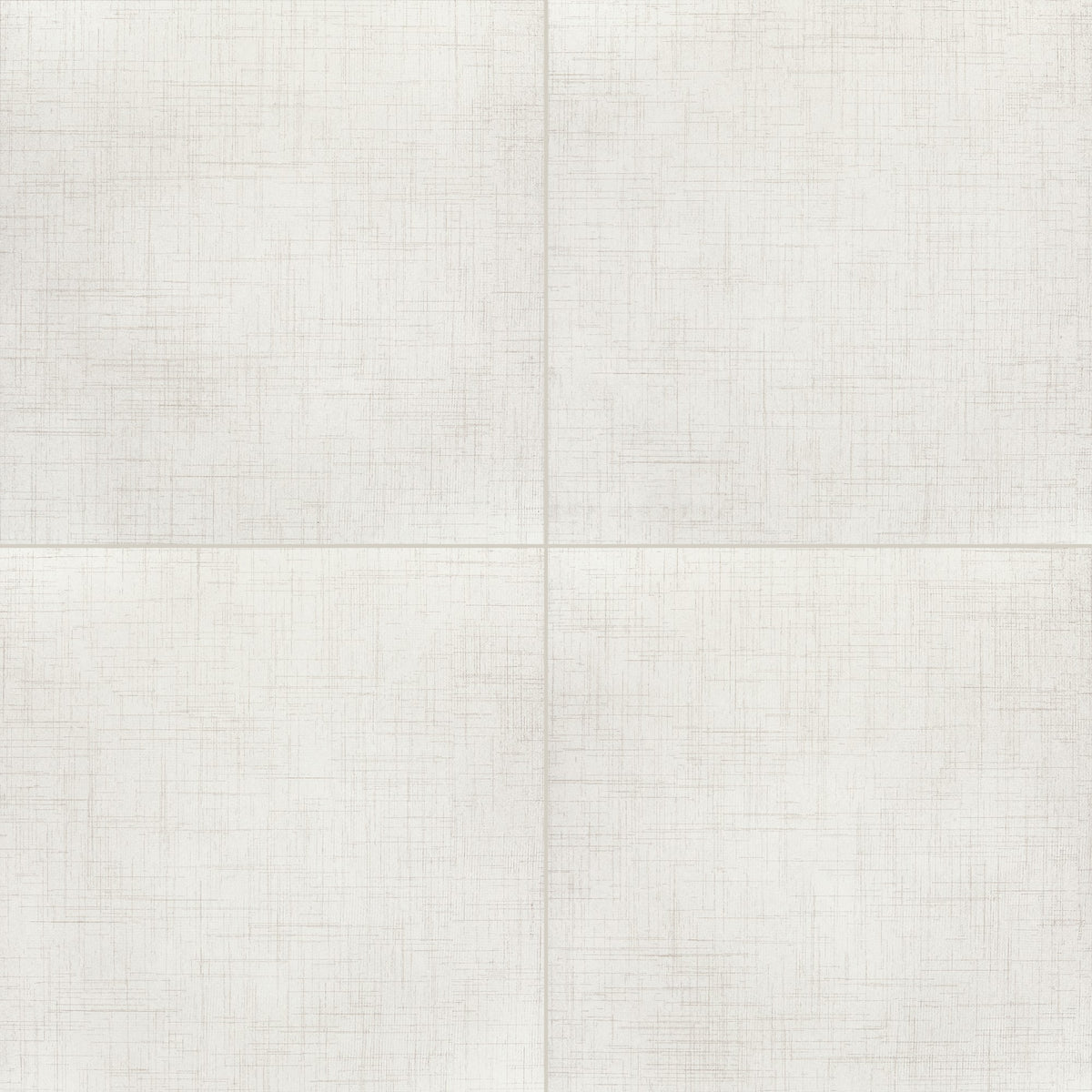 American Olean Stitchmark Calico White Square 24x24 Matte Floor Tile