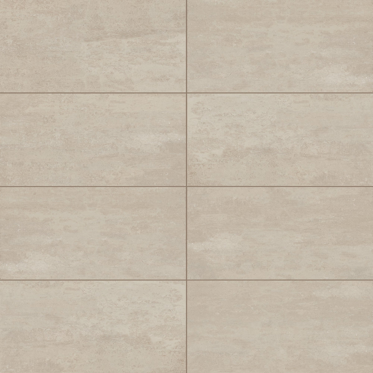 American Olean Theoretical Evolved Fundamental Gray Rectangle 24x48 Stepwise Matte Floor Tile TE94RCT2448XTMT