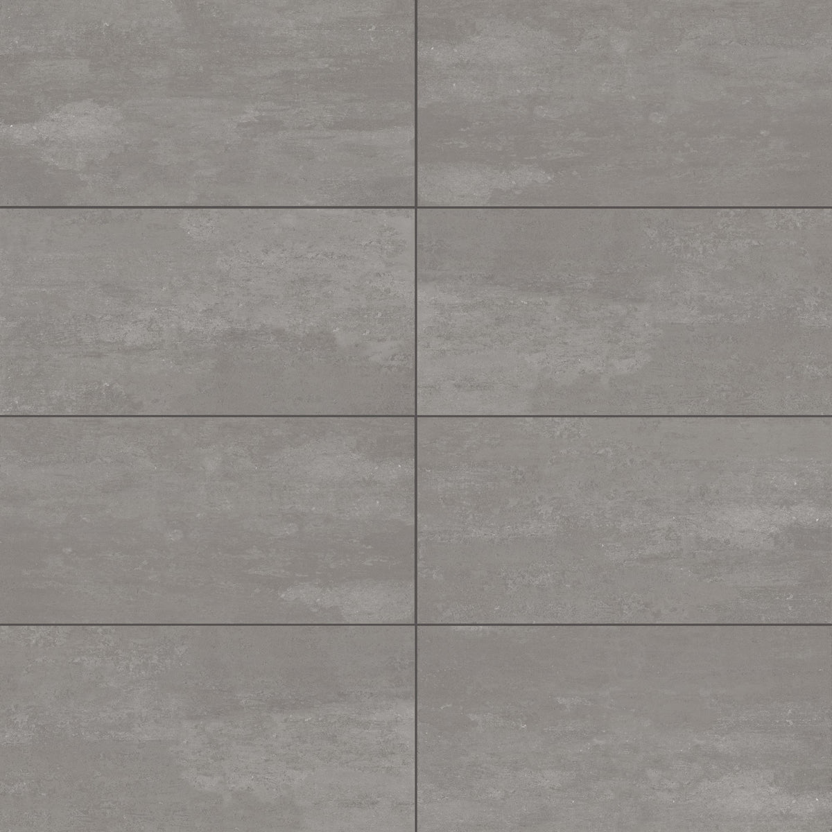 American Olean Theoretical Evolved Creative Gray Rectangle 6x24 Stepwise Matte Floor Tile