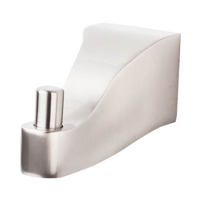 Top Knobs AQ1 Aqua Bath Single Hook - Brushed Satin Nickel