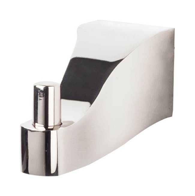 Top Knobs AQ1 Aqua Bath Single Hook - Polished Nickel
