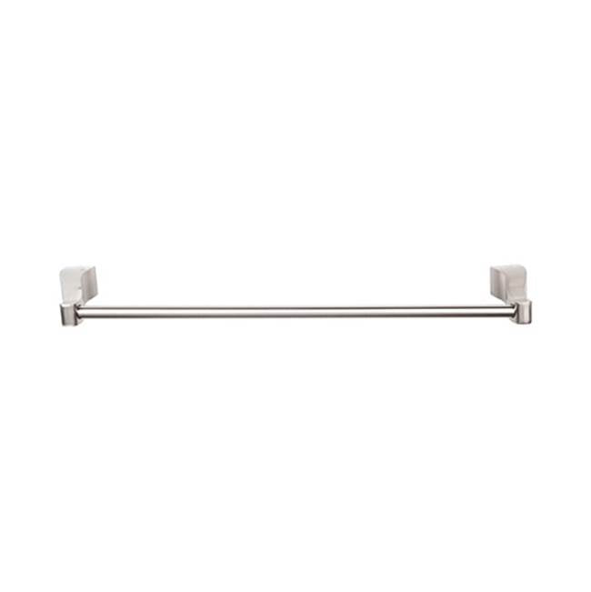 Top Knobs AQ8 Aqua Bath 24" Single Towel Bar - Brushed Satin Nickel