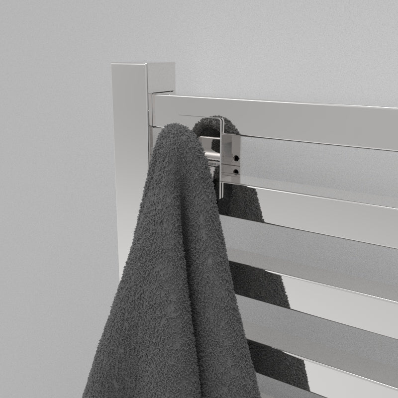 Amba Products Accessory AQV-BH-P Quadro/Vega Bathrobe Hanger - 1 x 1.5 x 1.25 in. - Polished Finish
