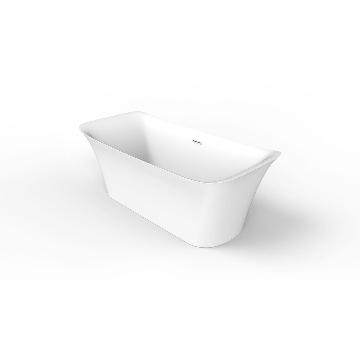 Serenity 59" Acrylic Freestanding Tub With Internal Drain