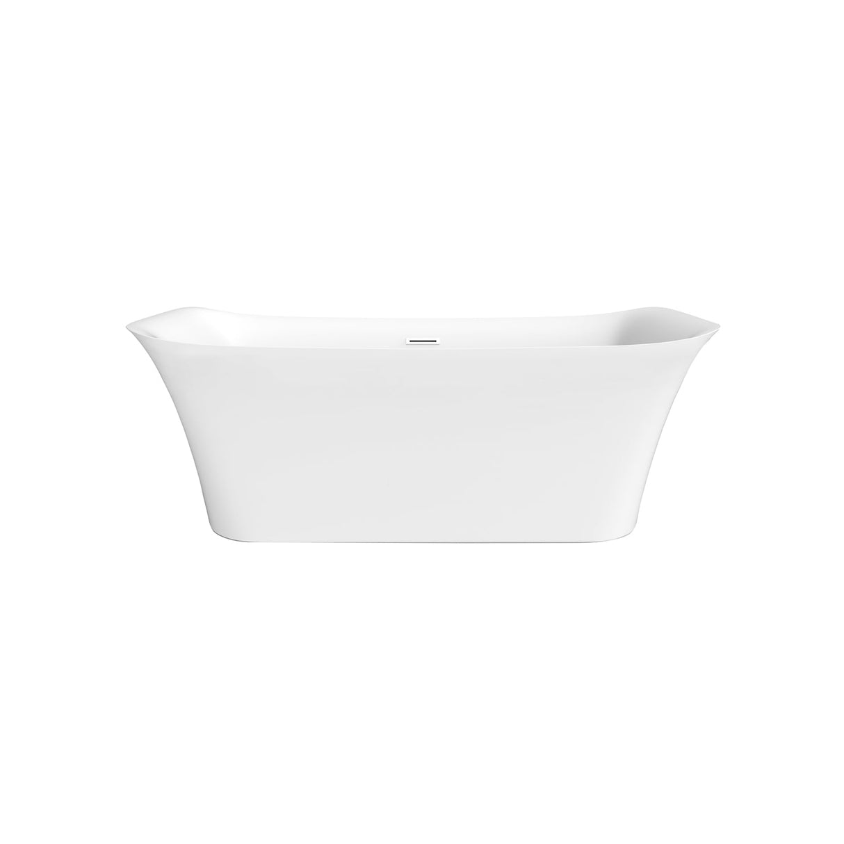 Serenity 59" Acrylic Freestanding Tub With Internal Drain