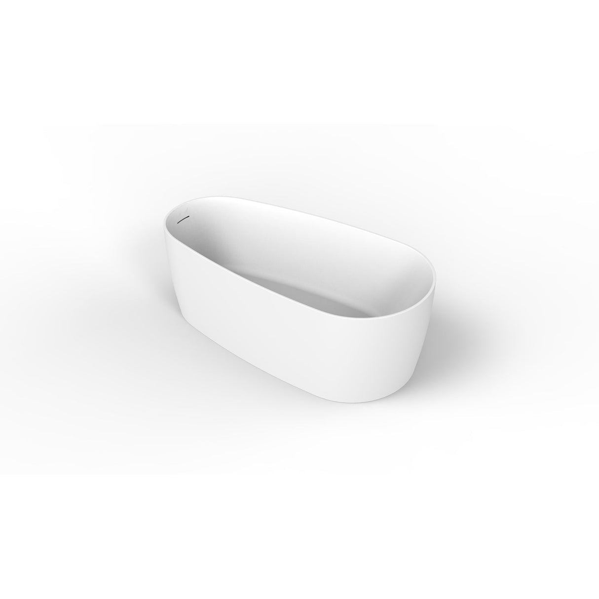 Olivia 59" Acrylic Freestanding Tub With Internal Drain