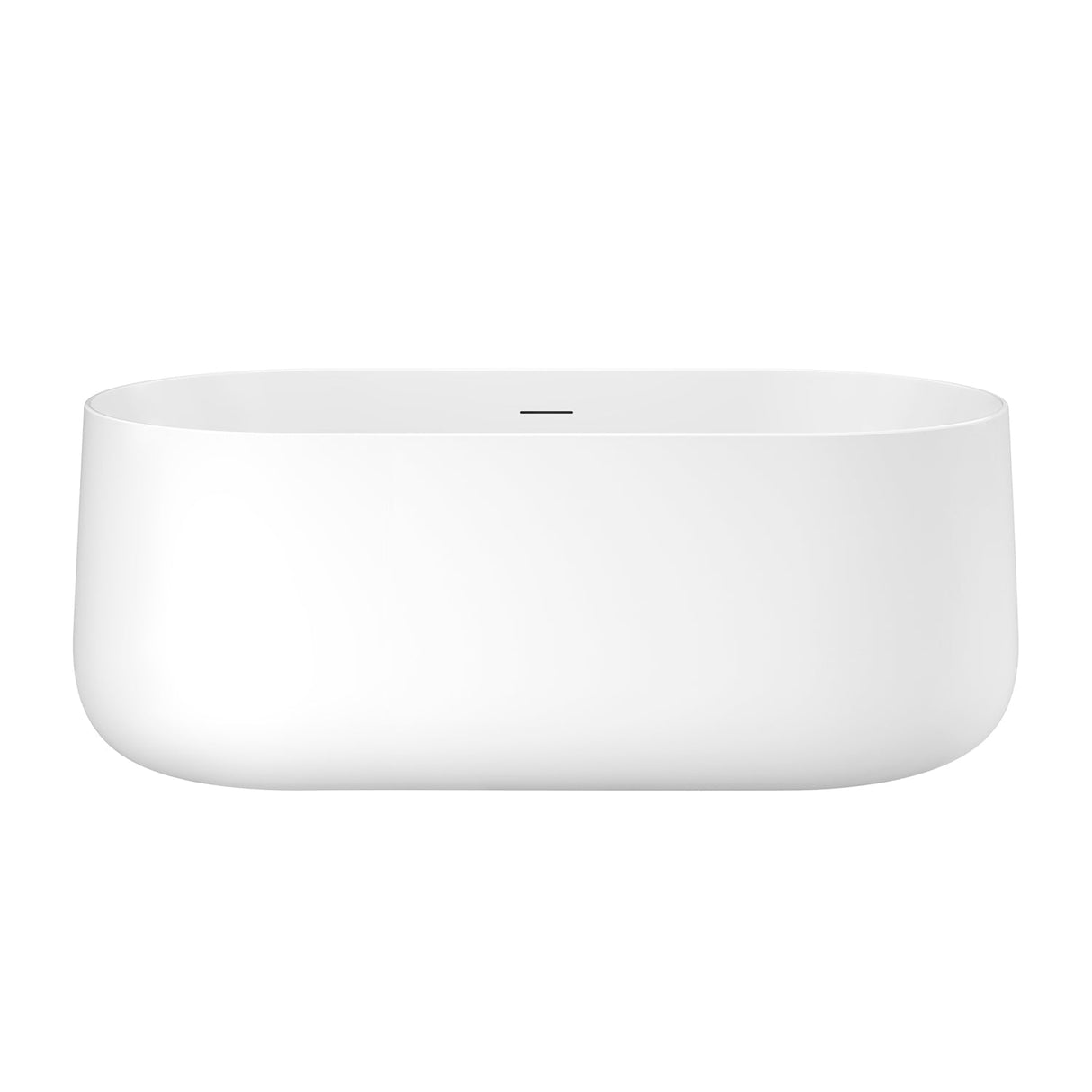 Porter 61" Acrylic Oval Tub in Matte White