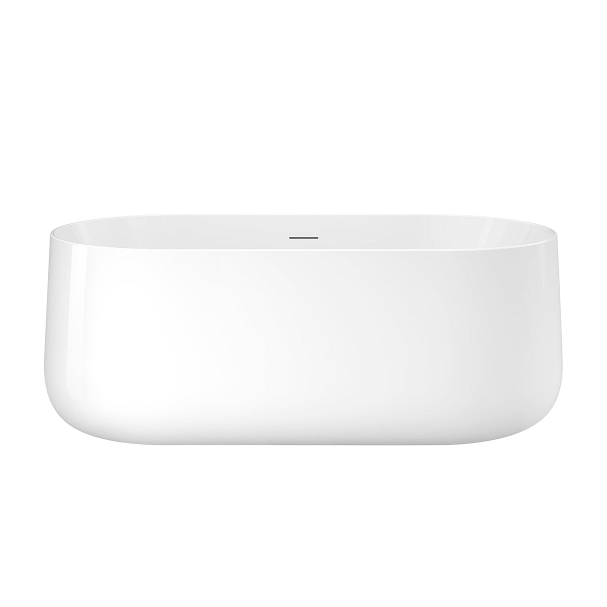 Porter 61" Acrylic Oval Tub in Gloss White