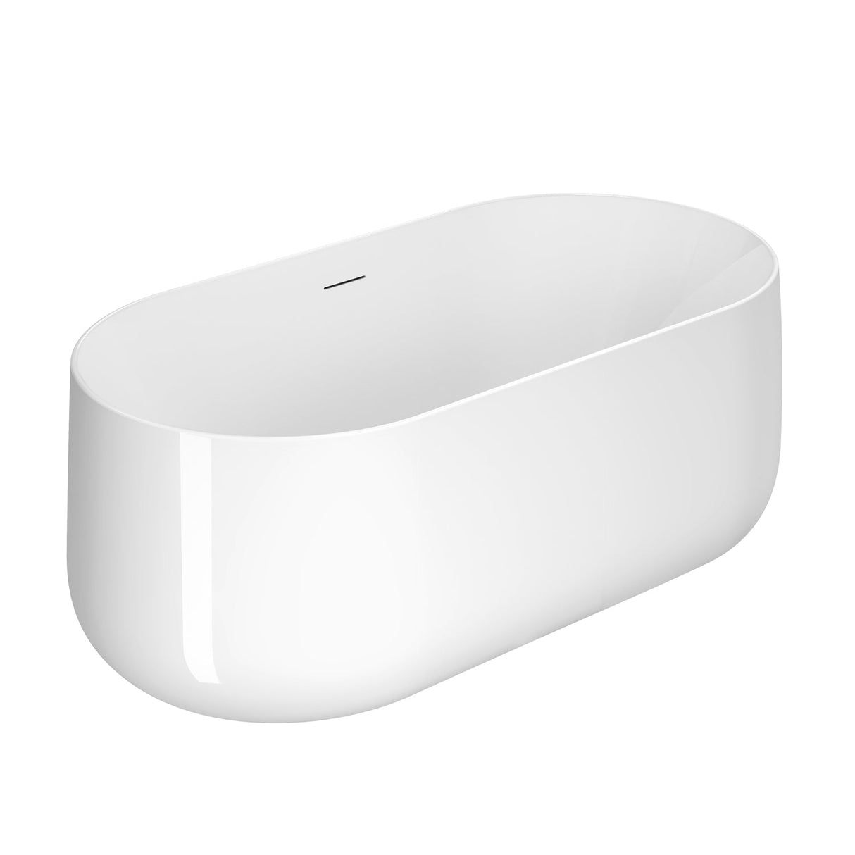Porter 61" Acrylic Oval Tub in Gloss White