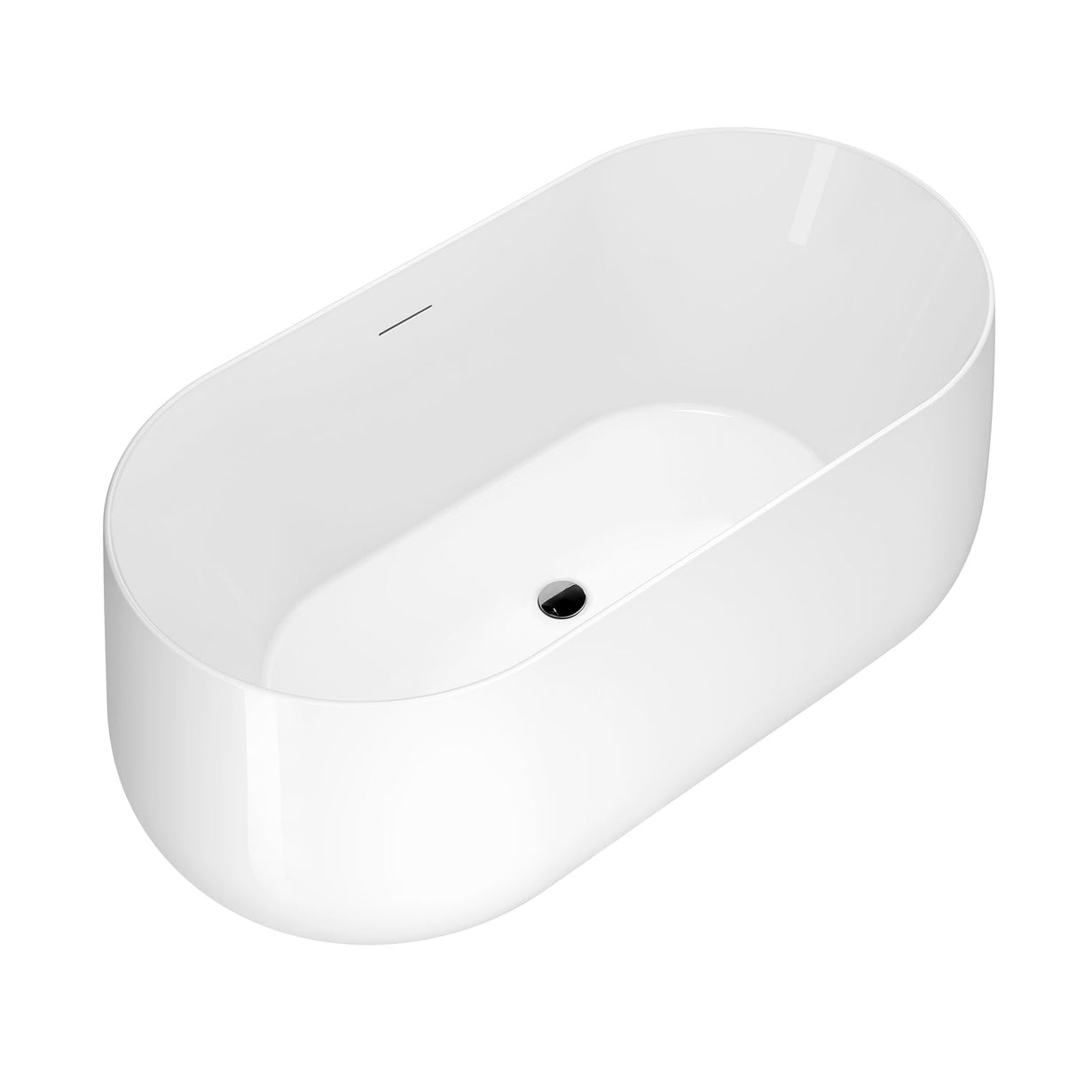 Porter 61" Acrylic Oval Tub in Gloss White
