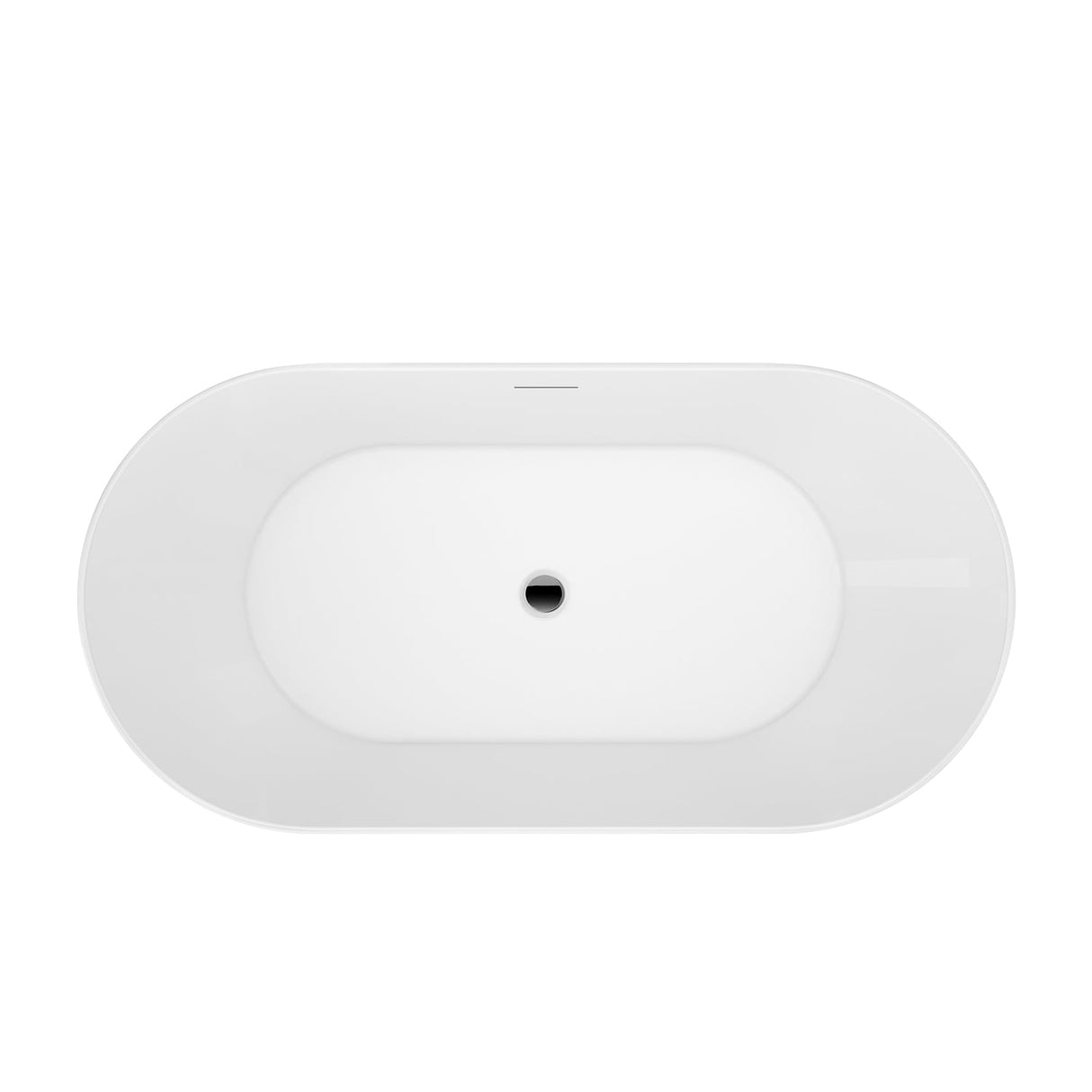 Porter 61" Acrylic Oval Tub in Gloss White
