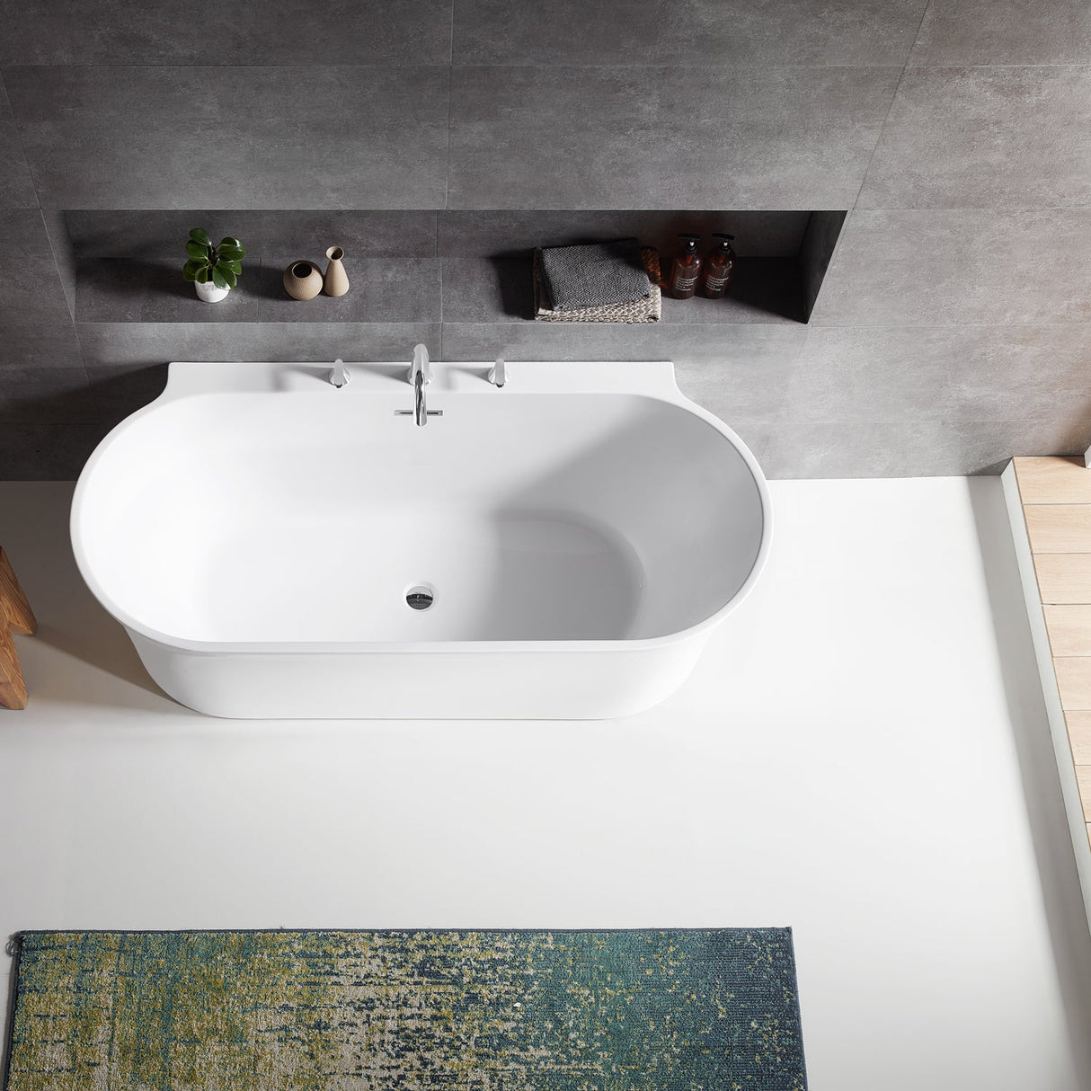 Oakleigh 67" Acrylic Freestanding Tub With Internal Drain