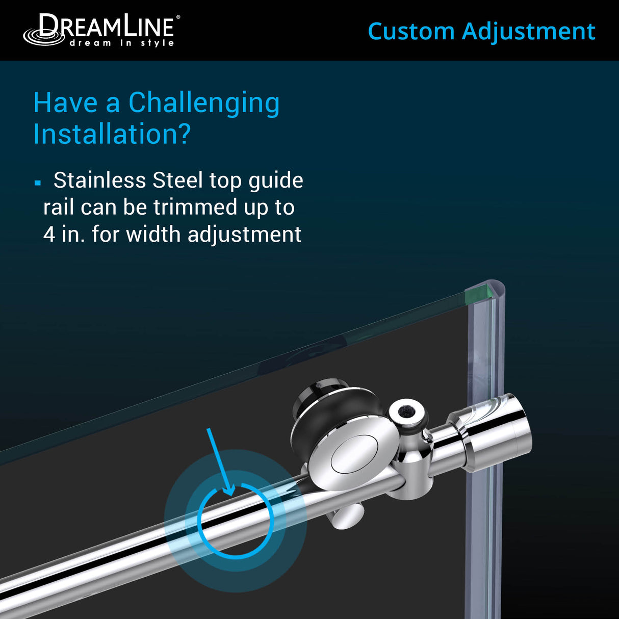 DreamLine Enigma-X 32 1/2 in. D x 60 3/8 in. W x 76 in. H Clear Sliding Shower Enclosure in Satin Black