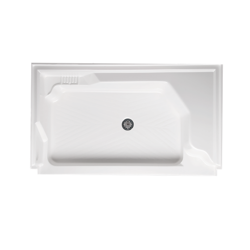 Americh A6036STSR-WH 60" x 36" Single Threshold w/ Right Hand Seat Shower Base - White