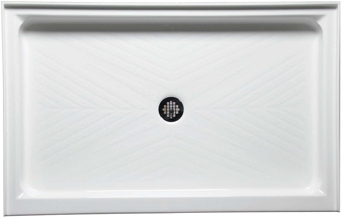 Americh A3442ST-BI 34" x 42" Single Threshold Shower Base - Biscuit