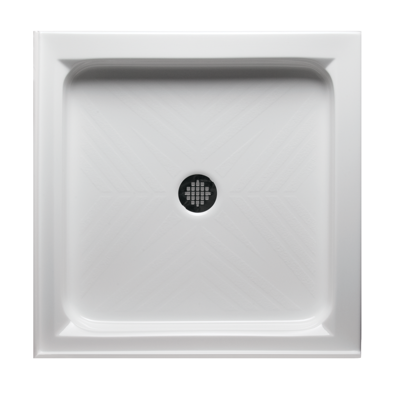 Americh A3838DT-WH 38" x 38" Double Threshold Shower Base - White