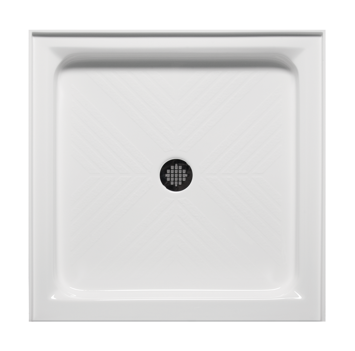 Americh A4848ST-WH 48" x 48" Single Threshold Shower Base - White