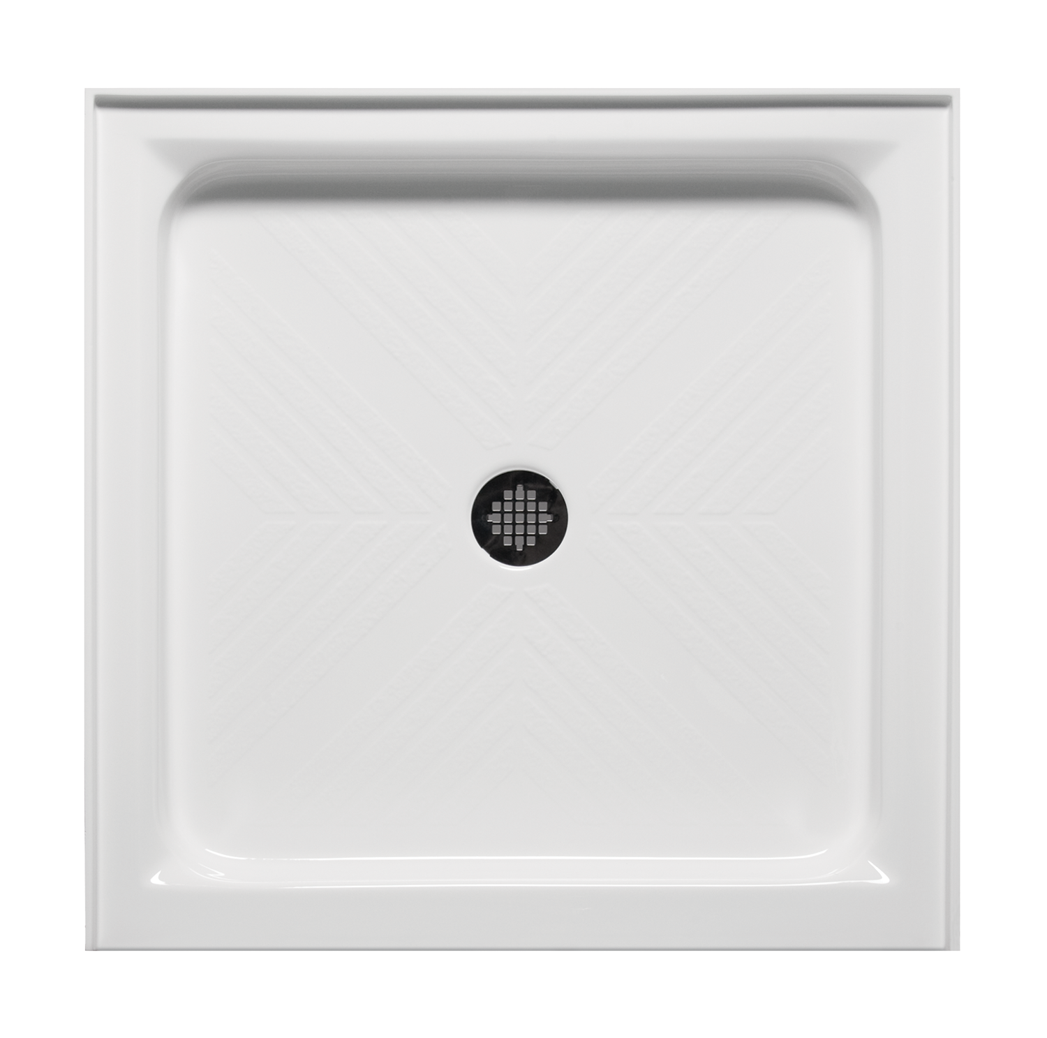 Americh A3838ST-BI 38" x 38" Single Threshold Shower Base - Biscuit