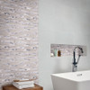 Adella White Satin Glazed Ceramic-Porcelain Wall-Floor Tiles - MSI Collection ADELLA WHITE 12X24 (Case)