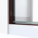 DreamLine Alliance Swing 33 in. W x 72 5/8 in. H Semi-Frameless Swing Shower Door in Oil Rubbed Bronze and Clear Glass