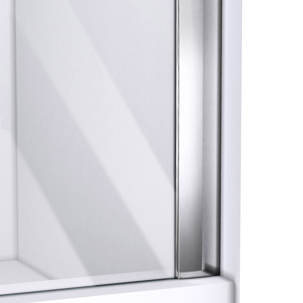 DreamLine Allure 61-62 in. W x 73 in. H Frameless Pivot Shower Door in Chrome
